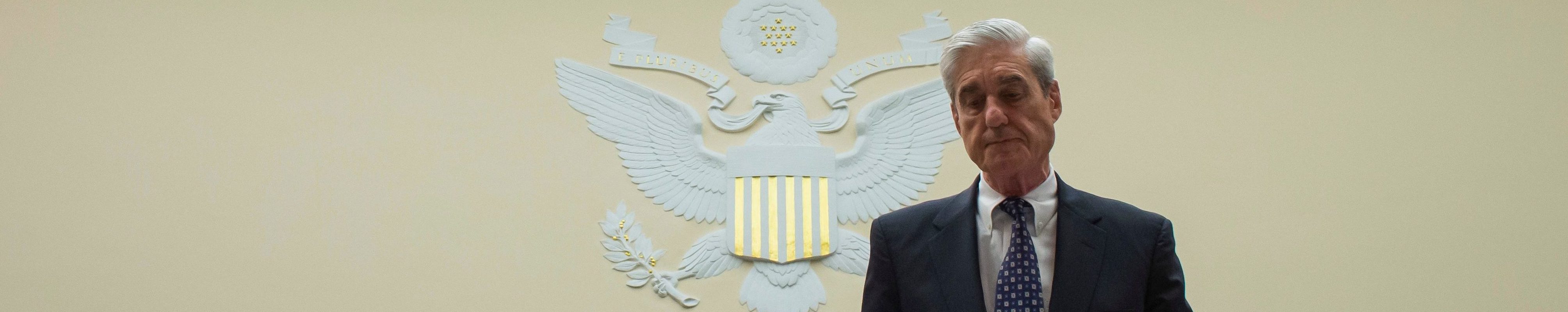 Former Special Counsel Robert Mueller arrives to testify before the House Judiciary Committee hearing on his report on Russian election interference, on Capitol Hill, July 24, 2019 in Washington.