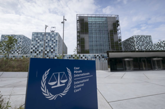 Exterior View of the new International Criminal Court building in The Hague on July 30, 2016 in The Hague The Netherlands.
