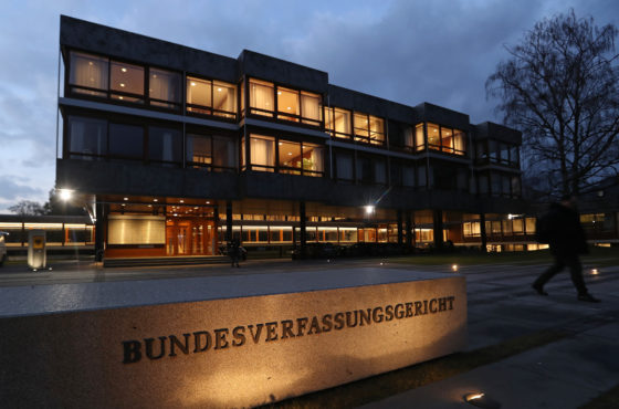The outside facade of the German Federal Constitutional Court