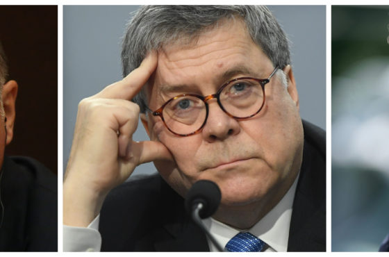 Erdogan, Barr, and Trump