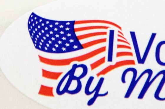 I Voted By Mail sticker
