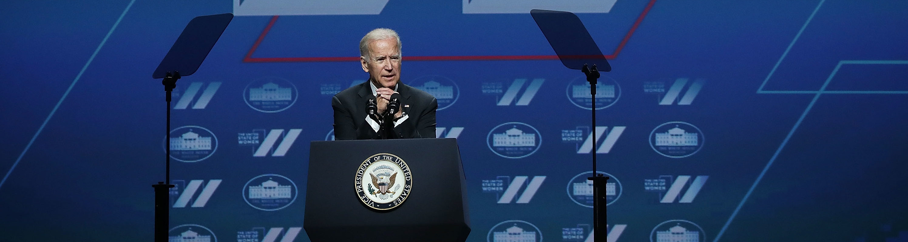 U.S. Vice President Joseph Biden speaks during the White House Summit on the United State of Women June 14, 2016 in Washington, DC.