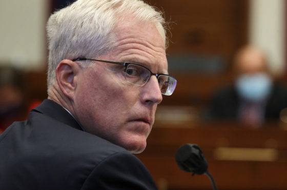 : National Counterterrorism Center Director Christopher Miller testifies before the House Homeland Security Committee during a hearing on 'worldwide threats to the homeland' in the Rayburn House Office Building on Capitol Hill September 17, 2020 in Washington, DC.